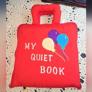 Pockets Of Learning Vintage My Quiet Book Fabric Learning Toddler Book